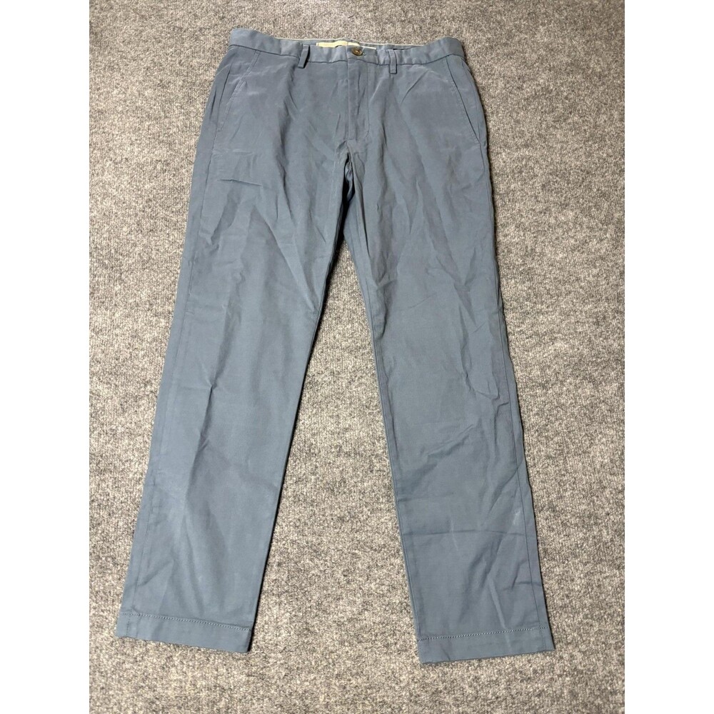 Banana Republic Chino Pants Mens 32x30 Blue Lived-In Skinny Fit Stretch Casual